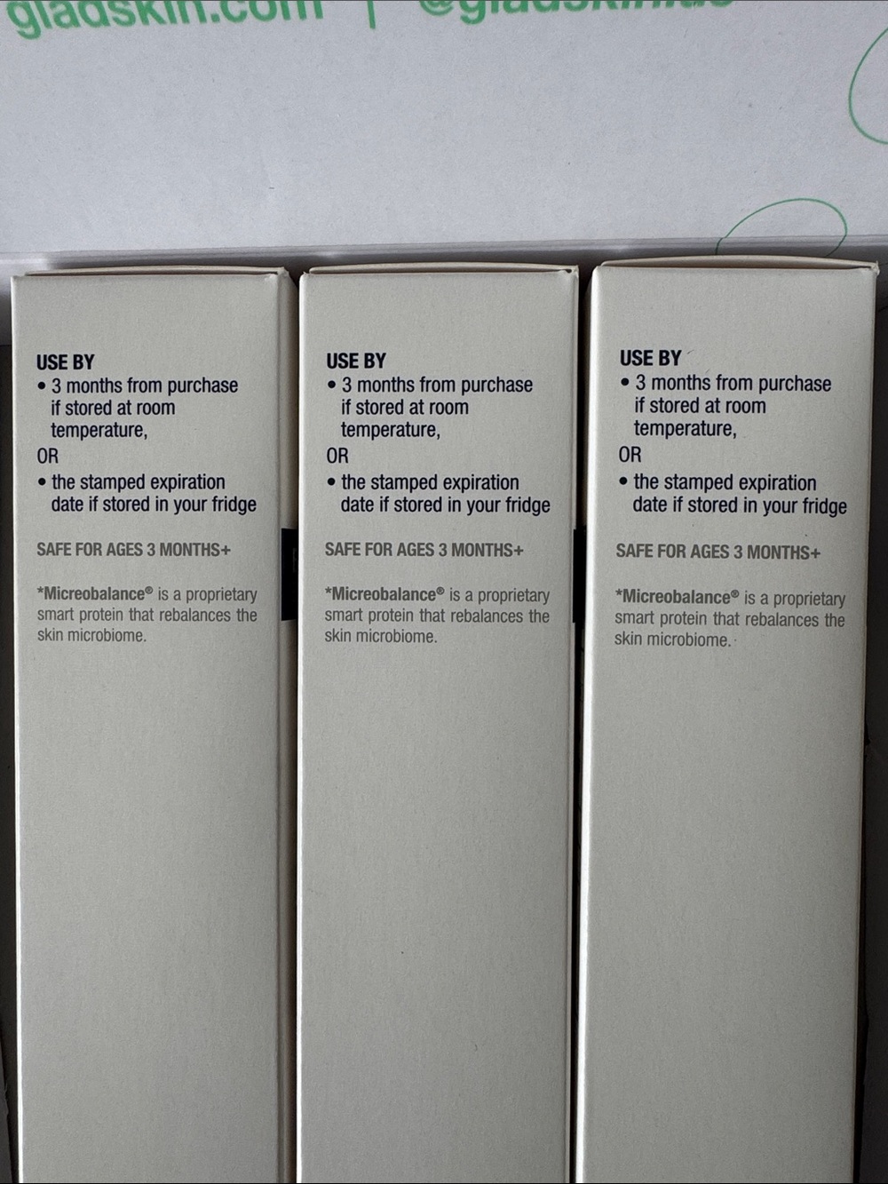 3 Brand New Bottles! Gladskin Eczemact Eczema Cream 3.38 oz each - Picture 4 of 9